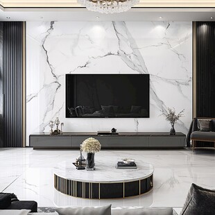 现代简约大理石客厅空间