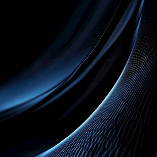 深蓝流动线条抽象背景图