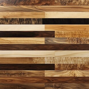 多样木纹拼接地板纹理图