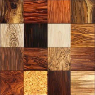 多样木材纹理图案展示