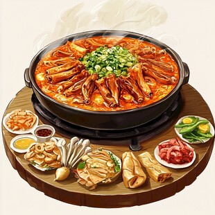 鲜香火锅盛宴 多样食材相伴