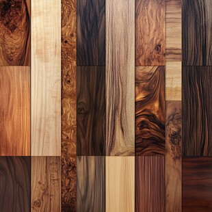 多样木纹拼接纹理展示