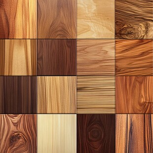 多样木材纹理集合展示