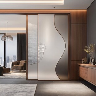 现代简约风客厅精致隔断
