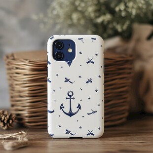 海洋风锚图案手机保护壳