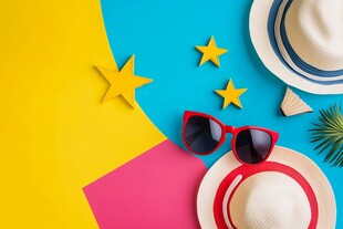 夏日海滩配饰缤纷组合