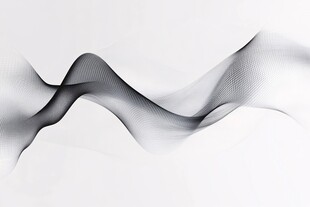 黑白动感波浪抽象背景图