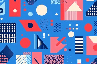 几何抽象图案背景设计