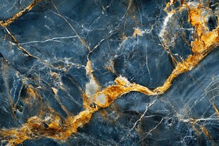 蓝金大理石纹理图案