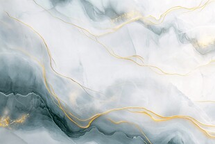 水墨金纹大理石纹理背景