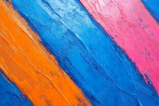 多彩条纹油画质感纹理