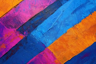 多彩几何油画纹理背景