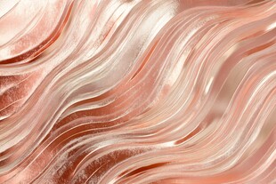 玫瑰金波纹质感背景图