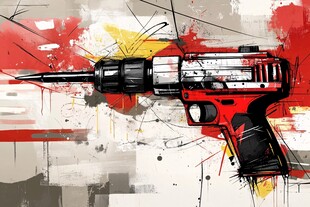 涂鸦风电动工具手枪式电钻