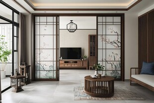 中式雅致客厅室内设计