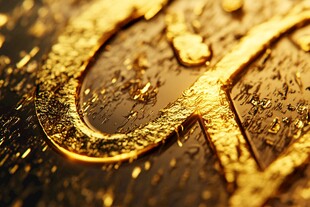 金色奢华纹理图案细节