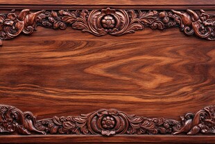 精致木雕实木纹理饰板
