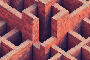 红砖迷宫 立体视觉奇观