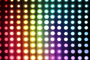 多彩灯光点阵背景图案