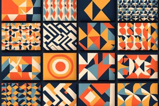 多彩几何图案创意设计集合