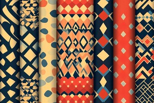 多彩几何民族风图案集合