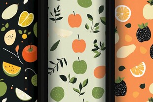 水果主题清新图案设计