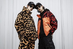 潮酷青年的个性穿搭展示