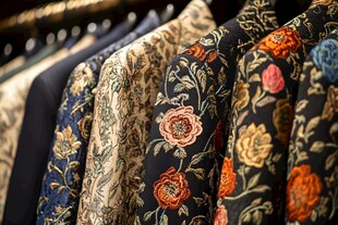 精美印花服饰陈列展示