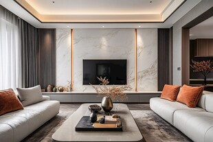 现代简约风客厅优雅景致