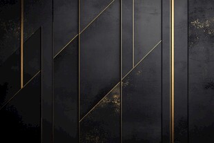 黑金几何线条质感背景图