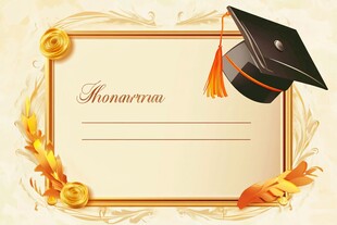 毕业证书装饰图
