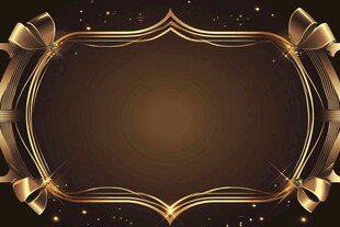金色华丽边框背景图