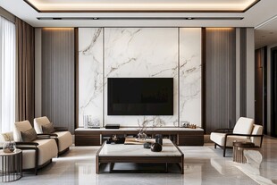 现代简约风客厅优雅景致