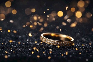 璀璨金钻戒指闪耀瞬间