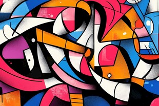 绚丽多彩街头涂鸦艺术