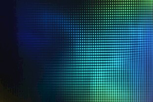 蓝绿渐变网格科技风背景