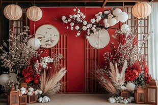中式婚礼浪漫典雅布景