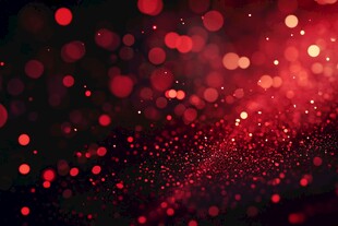 梦幻红色光斑背景效果