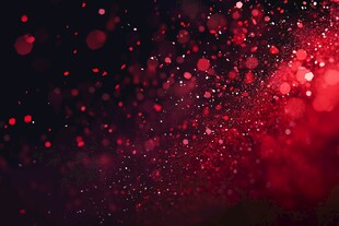 梦幻红色光斑背景特效