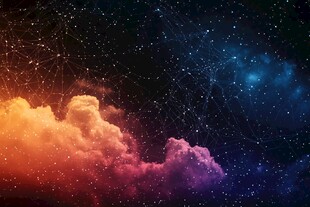 梦幻星云与绚烂彩云