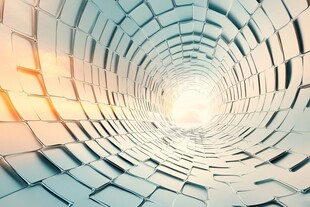 梦幻科技隧道 未来感空间