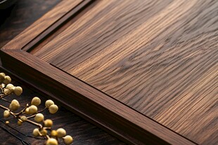 精致木质茶盘 自然质感