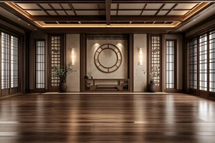 中式典雅大厅室内空间设计