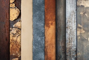 多样锈蚀金属纹理展示