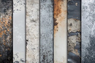 多样金属锈蚀纹理背景图