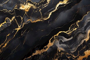 黑金大理石纹理背景图