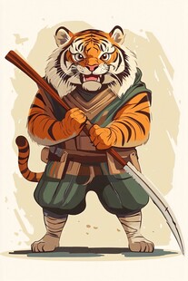 持械虎武士