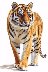 威武老虎霸气独行