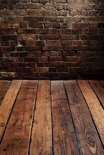 复古砖墙搭配木质地板