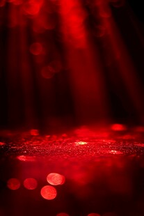 红色梦幻光斑背景图